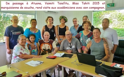 COMPTE-RENDU PUBLIC DE L’ASSEMBLÉE PLÉNIÈRE DE L’ACADÉMIE MARQUISIENNE À ATUONA, HIVA OA, (04_07/09/2023)