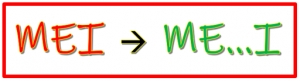 MEI ou ME I ? POURQUOI DEUX ORTHOGRAPHES ?